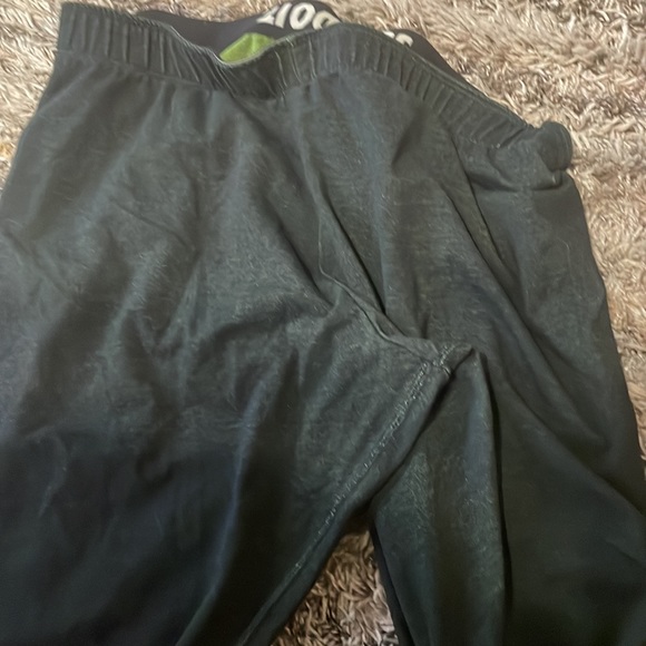 Nike Leggings XL Dark Green with neon green logo - Picture 4 of 4